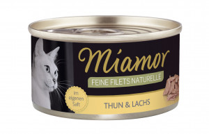 Miamor Feine Fillets Naturelle Thun&Lachs 12x80g